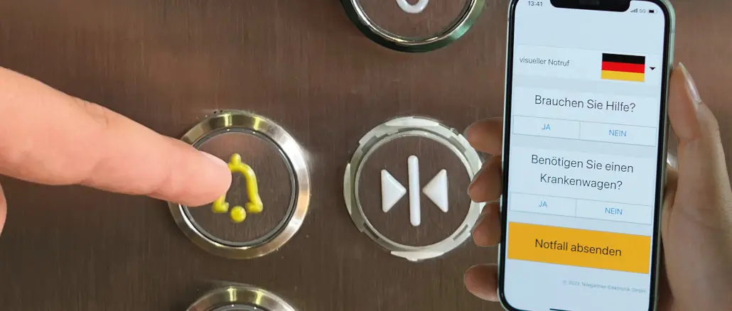 App; Barrierefreiheit; Aufzug; Smartphone