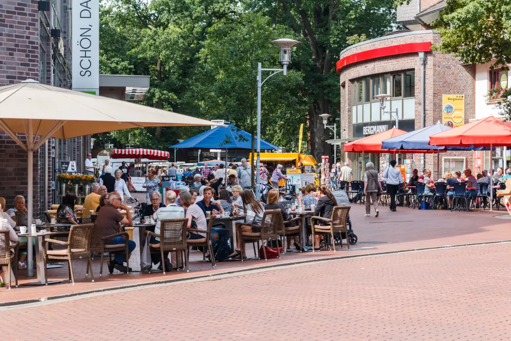 Buchholz; Fußgängerzone; Innenstadt