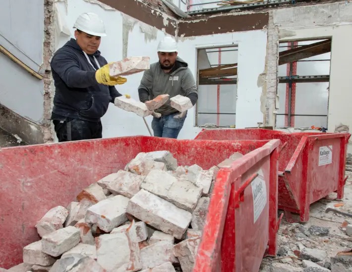 Recycling beim Gebäuderückbau