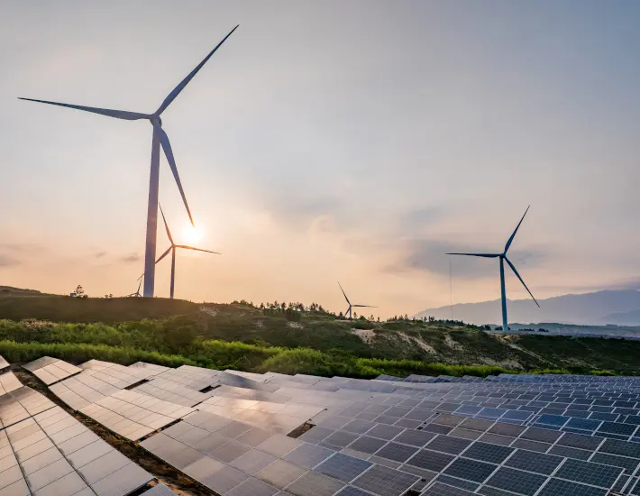 Solar- und Windenergie