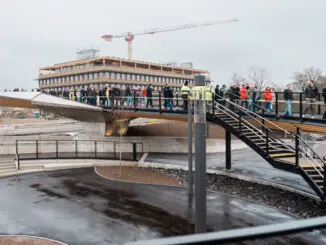Nachhaltige Holzbrücke