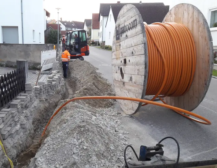 Glasfaserausbau in Huisheim