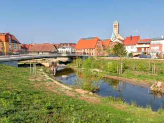 Blauer Kompass