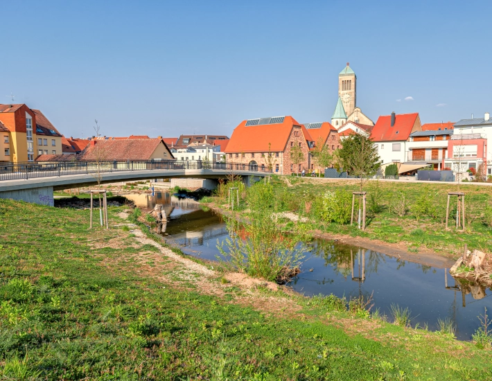 Blauer Kompass