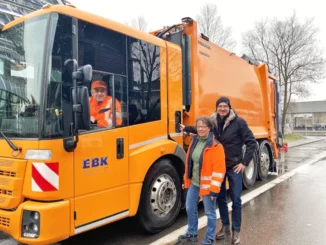 E-Müllfahrzeug