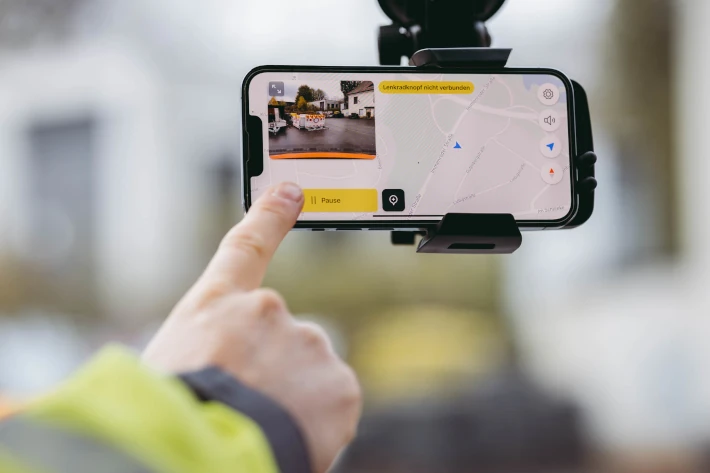 Digitalisiertes Straßennetz